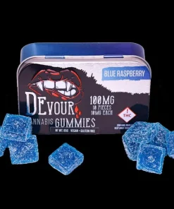 Devour Blue Raspberry Gummies