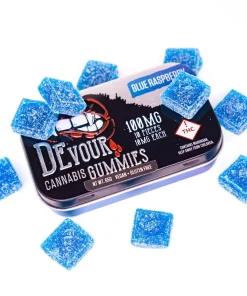 Devour Blue Raspberry Gummies