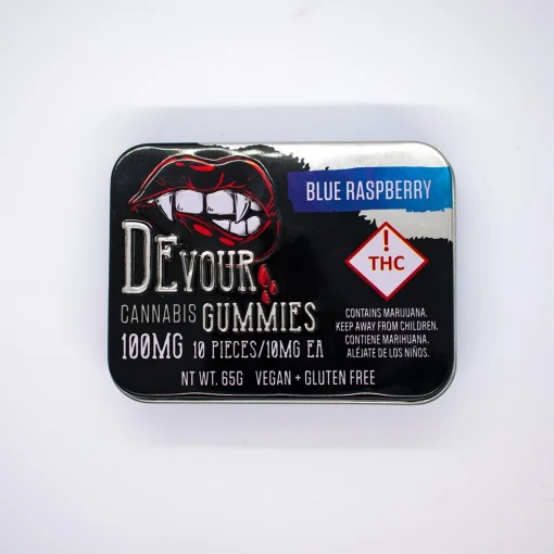 Devour Blue Raspberry Gummies