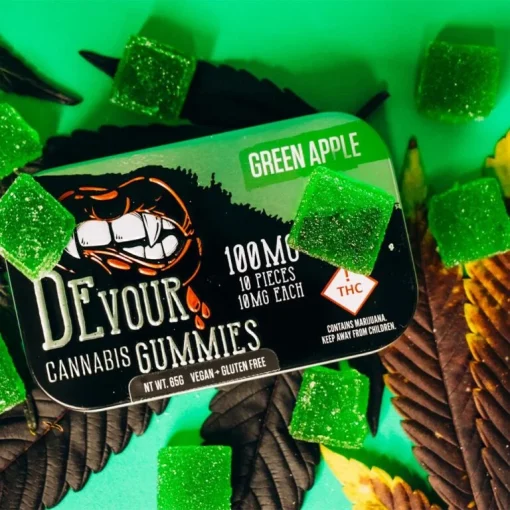 Devour Gummies Green Apple