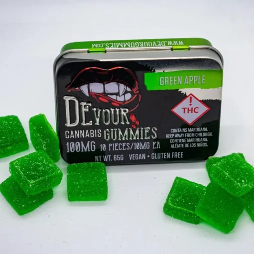 Devour Gummies Green Apple