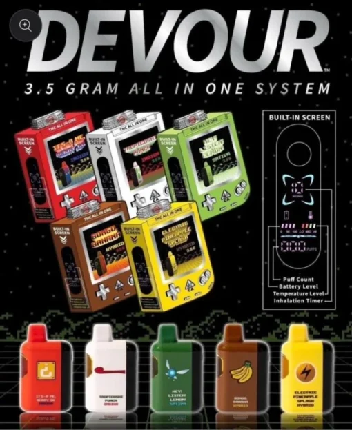 Devour Its a Me Berry OG 3.5g Disposable Vape