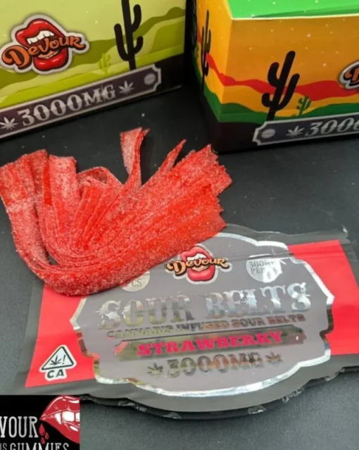 Devour Sour Belts 3000mg