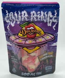Devour Sour Rings 500mg THC