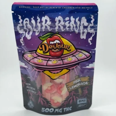 Devour Sour Rings 500mg THC
