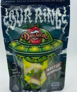 Devour Sour Rings 500mg THC