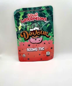 Devour Sour Watermelon 500mg THC Gummies