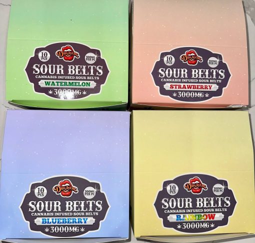 Devour Sour Belts 3000mg