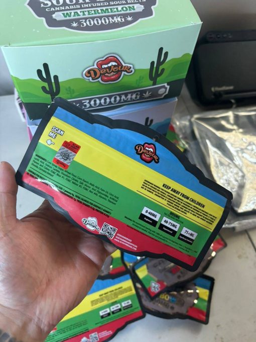 Devour Sour Belts 3000mg